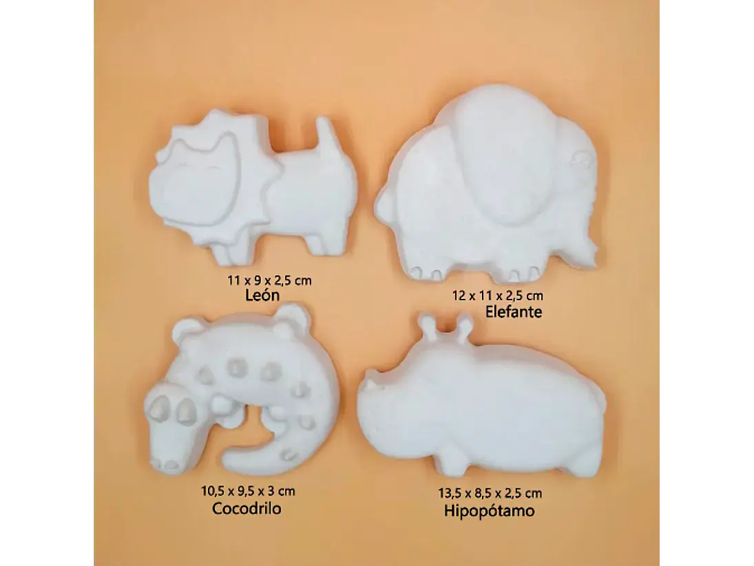 Animales Selva / Set 4 Figuras 2