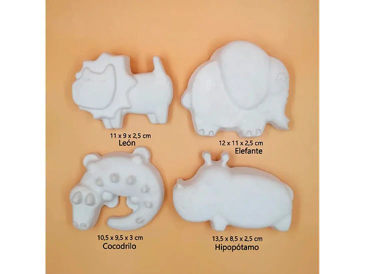 Animales Selva / Set 4 Figuras 2
