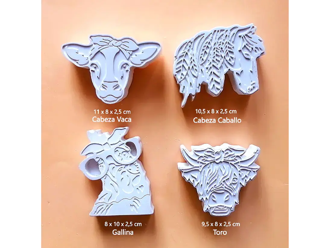 Animales Granja III/ Set 4 Figuras 2