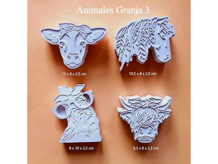 Animales Granja III/ Set 4 Figuras 1