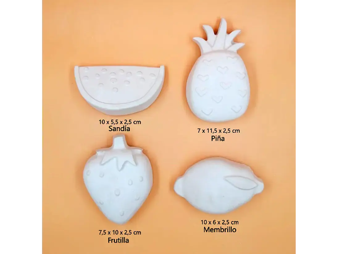 Frutas/ Set 4 Figuras 2