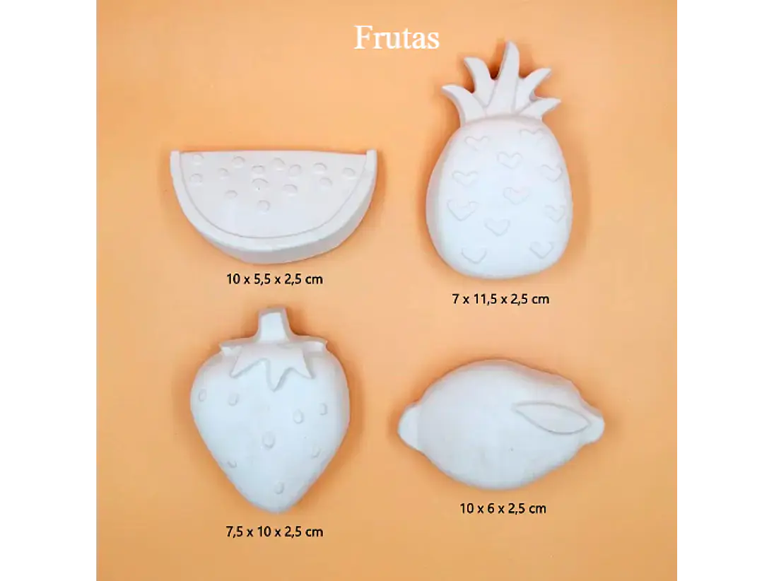 Frutas/ Set 4 Figuras 1