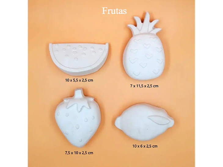 Frutas/ Set 4 Figuras 1
