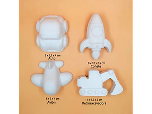 Vehículos / Set 4 Figuras