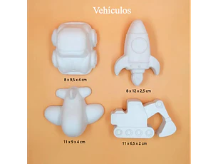 Vehículos / Set 4 Figuras