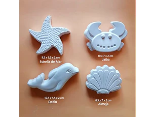 Animales Marinos / Set 4 Figuras