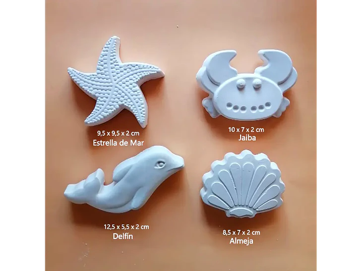 Animales Marinos / Set 4 Figuras 2