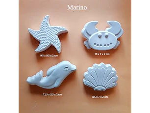Animales Marinos / Set 4 Figuras