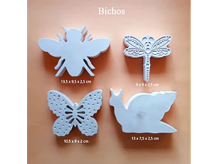 Bichos / Set 4 Figuras