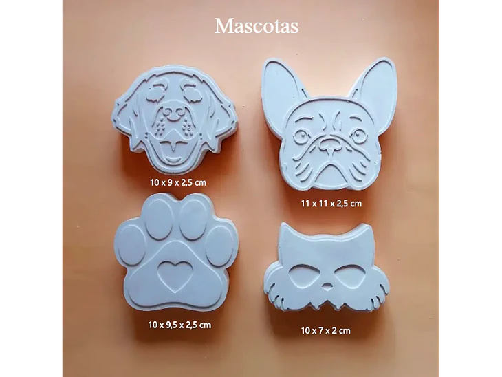 Mascotas / Set 4 Figuras 1