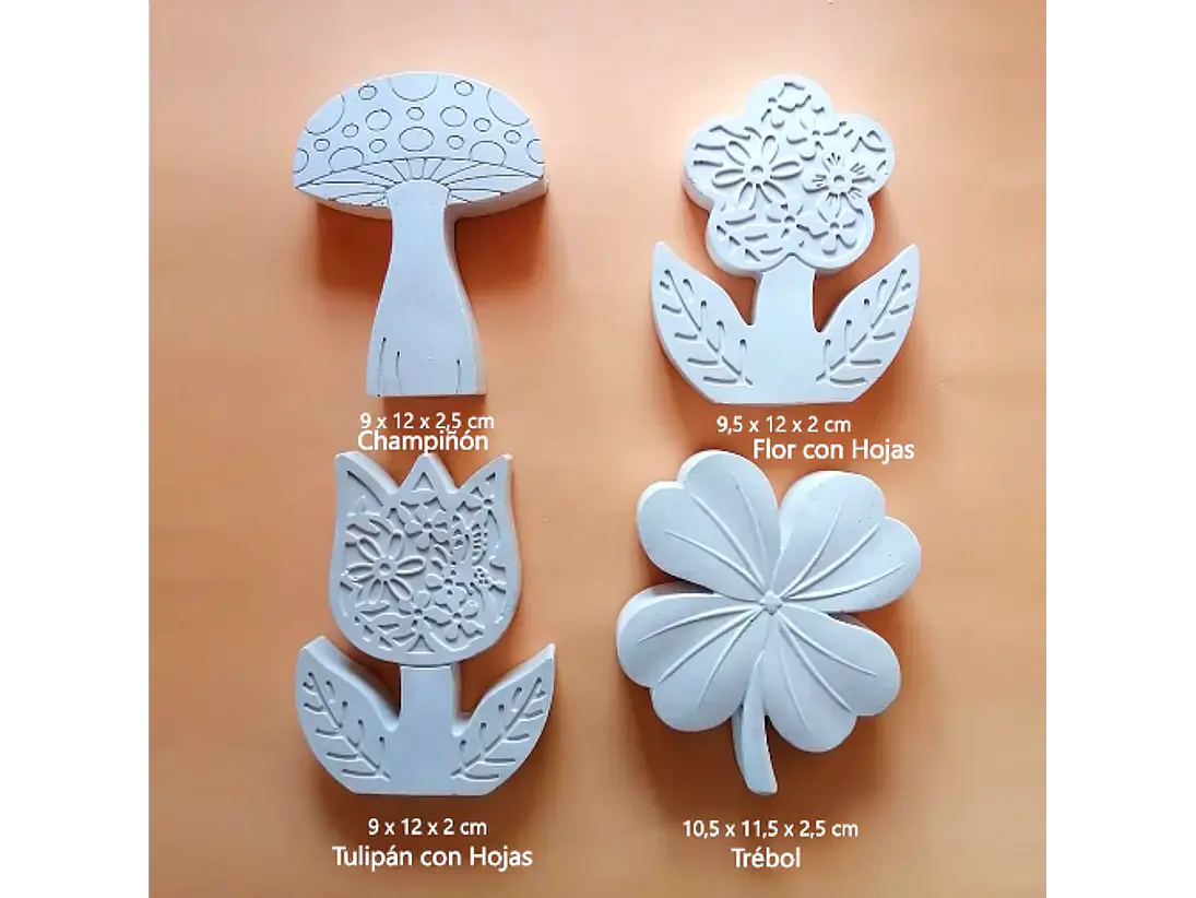 Plantas / Set 4 Figuras 2