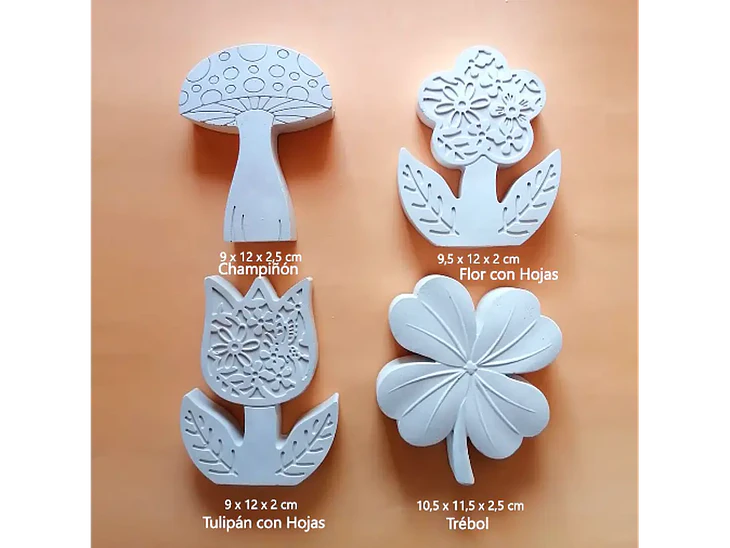 Plantas / Set 4 Figuras 2