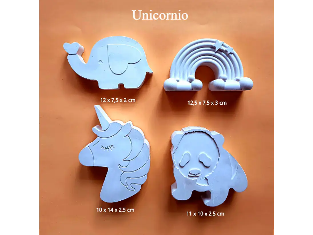 Unicornio / Set 4 Figuras 1