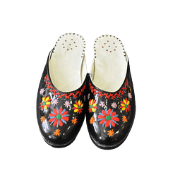 Hand embroidered traditional costume shoes