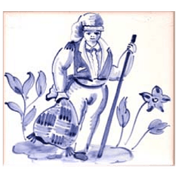 Azulejo Individual Trajes Regionais 11 ANB