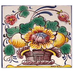 Flower basket #12 - Color - ANB