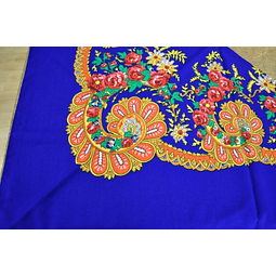 Lenço Minhoto com franja (Azul Porto)