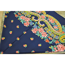 Meadela scarf in dark blue