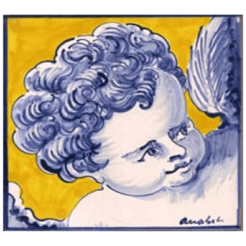 Azulejo Individual Anjo 12 ANB