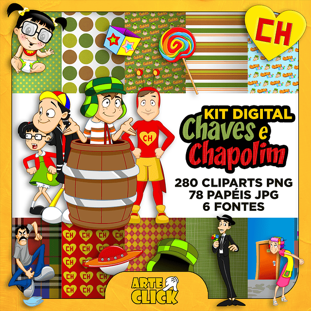 Kit Digital Chaves e Chapolim