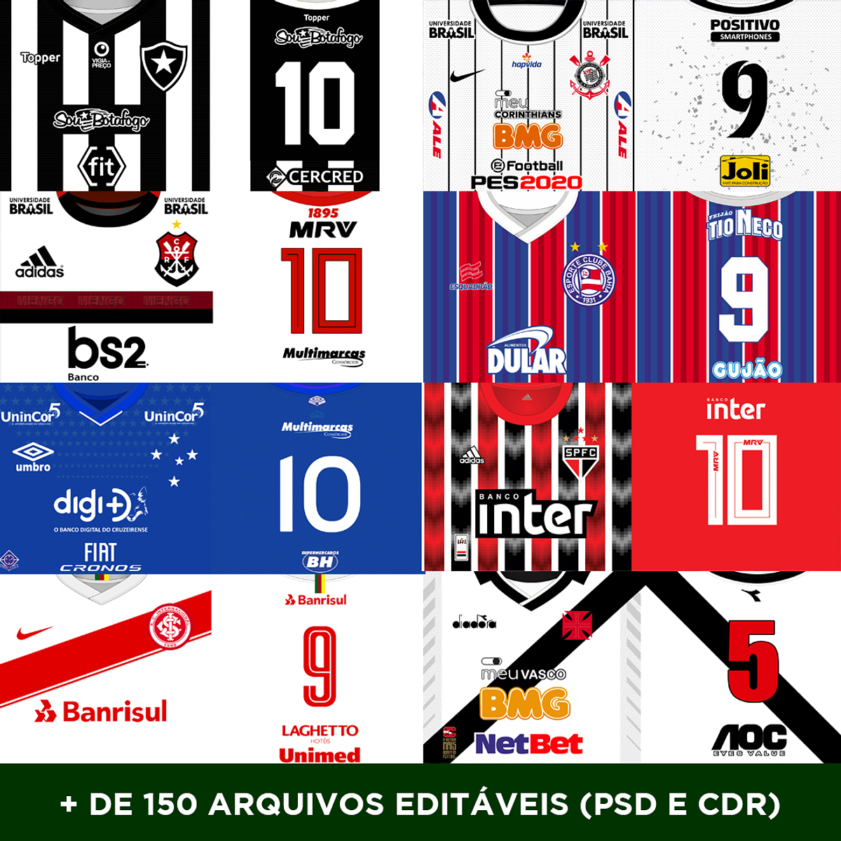 ✓ PACK DE ARTES GRÁTIS, FUTEBOL