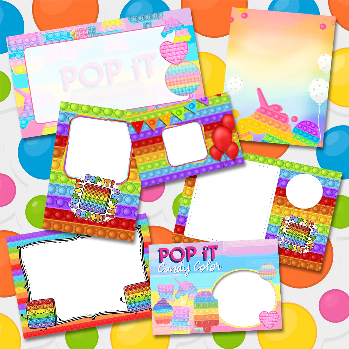 Kit Digital Pop It Fidget Toys