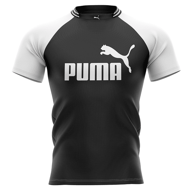 Mockup de Camiseta de Manga Curta Gola Padre Slim Esportiva