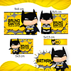 Kit Digital de Papelaria Escolar Batman