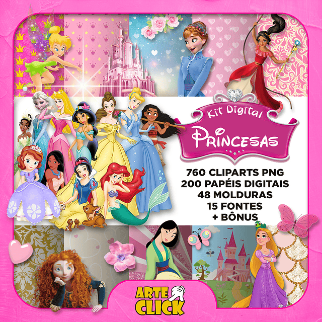 Kit Digital Princesas