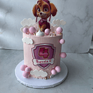 Torta Pow Patrol Mujer (Doble Altura) / Premium