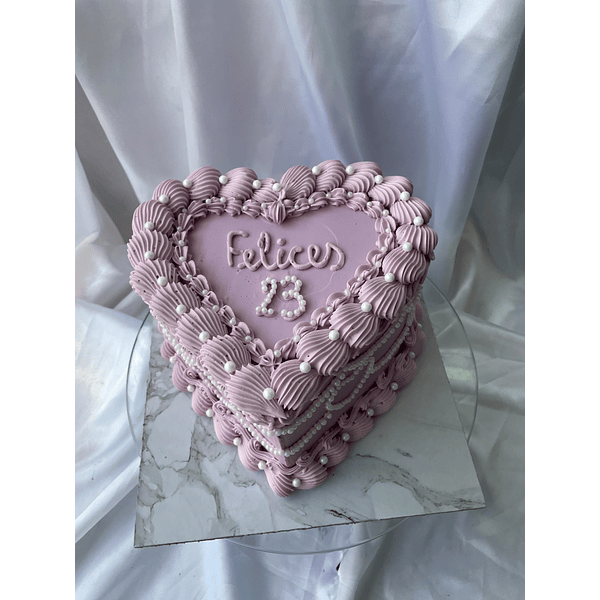 Heart Cake Full Perlas / Arma Tu Torta