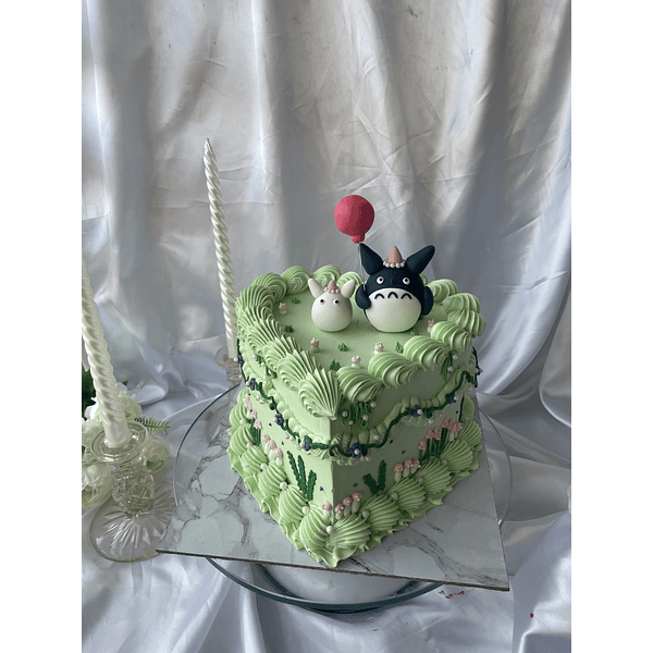 Heart Cake Totoro / Arma Tu Torta 