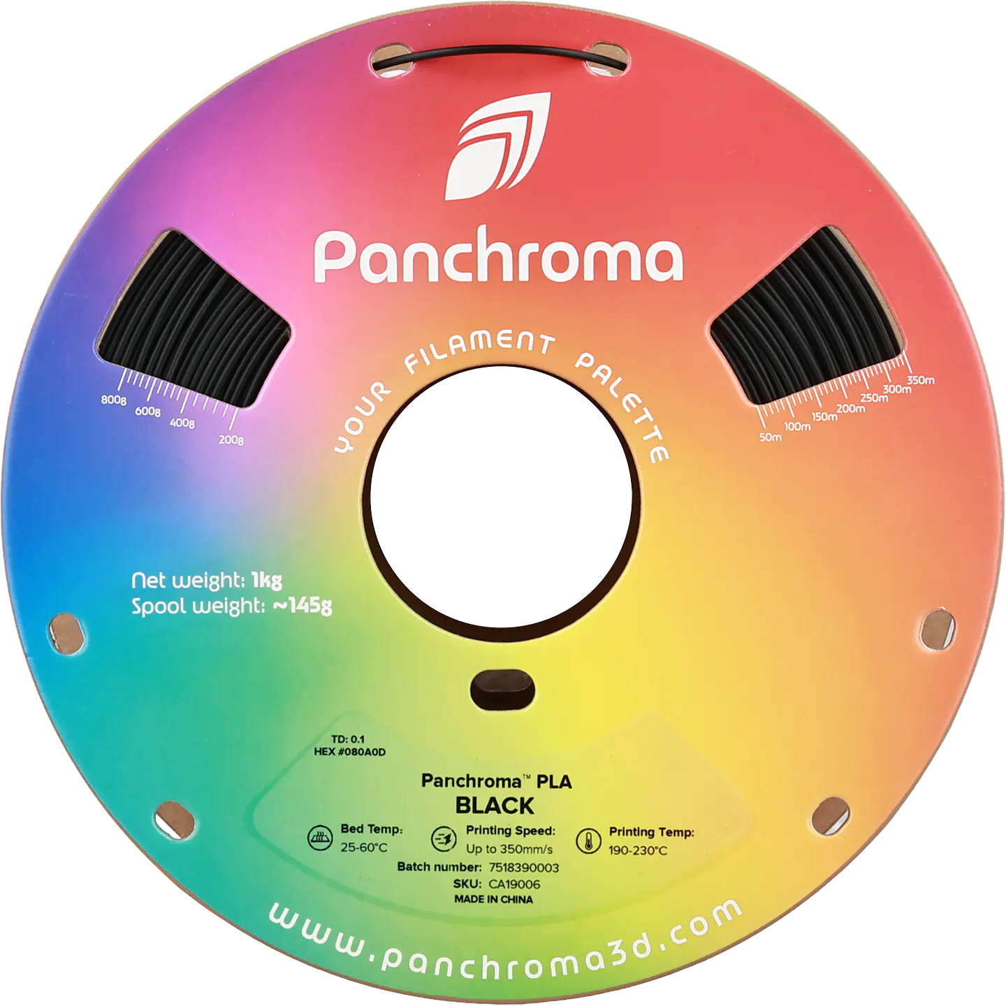 Panchroma PLA Basic 1Kg Black – Polymaker 3