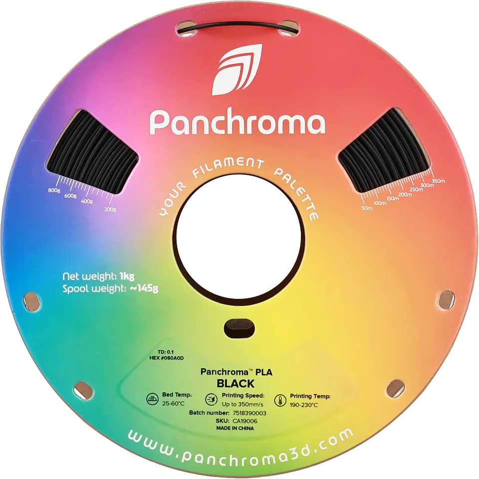 Panchroma PLA Basic 1Kg Black – Polymaker 3