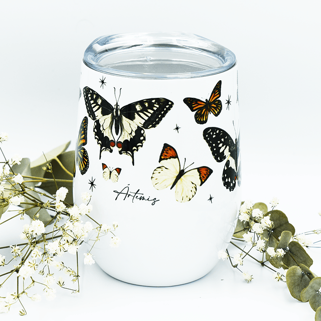 Vaso Térmico Mariposas