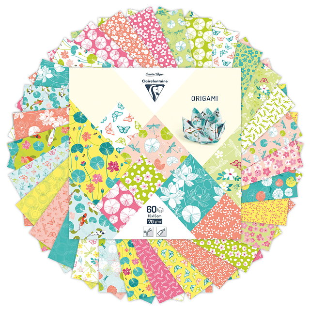 Papel Origami 15x15cm 