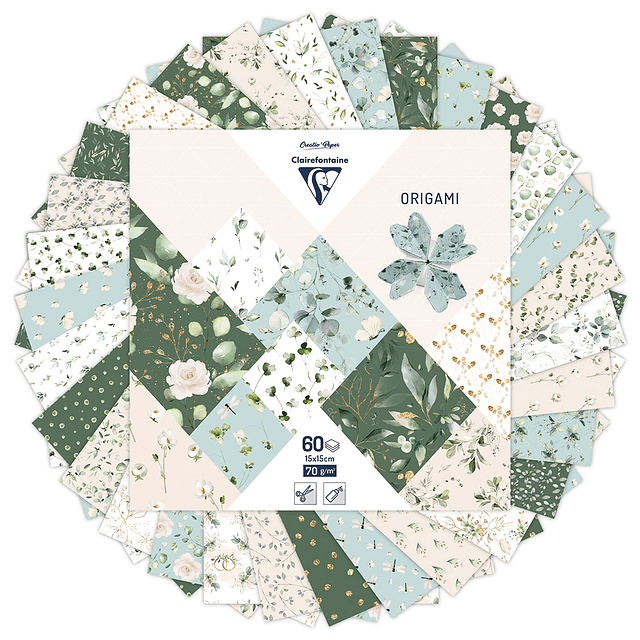 Papel Origami 15x15cm 