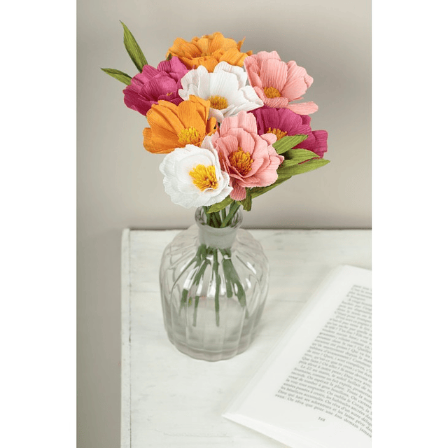 Kit DIY Papel Crepé – Flores Grandes Decorativas Clairefontaine