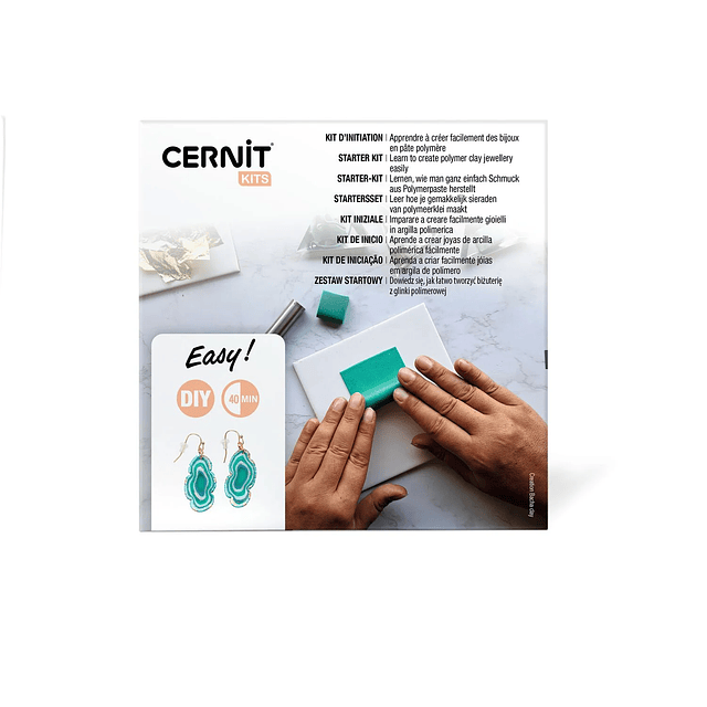 Kit Cernit DIY – Aros Geoda en Arcilla Polimérica