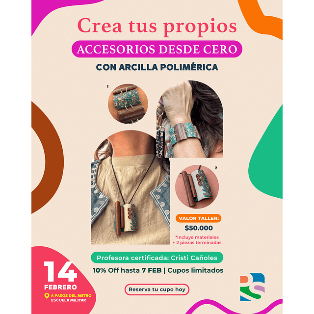 Taller Presencial de Arcilla Polimérica – Todo nivel