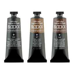 Óleos Tierras y Marrones Blockx 20 ml