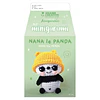 Kit de Crochet Amigurumi Panda con Gorro – 10 cm
