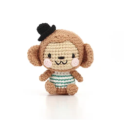 Kit de Crochet Minigurumi Nori el Mono – 10 cm