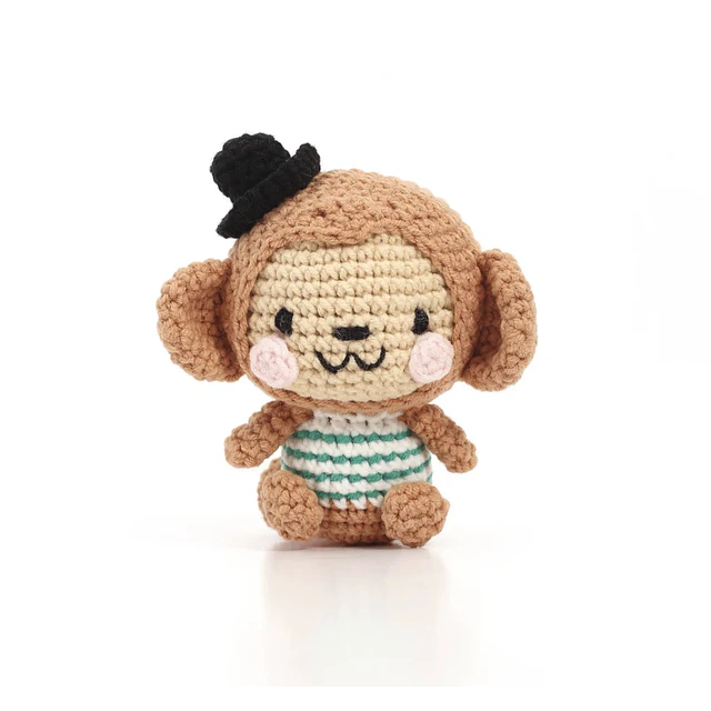 Kit de Crochet Minigurumi Nori el Mono – 10 cm