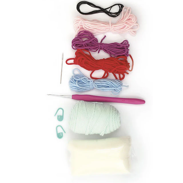 Kit de Crochet Minigurumi Nalu el León – 10 cm