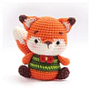 Kit de Crochet Amigurumi Taku el Zorro – 13 cm