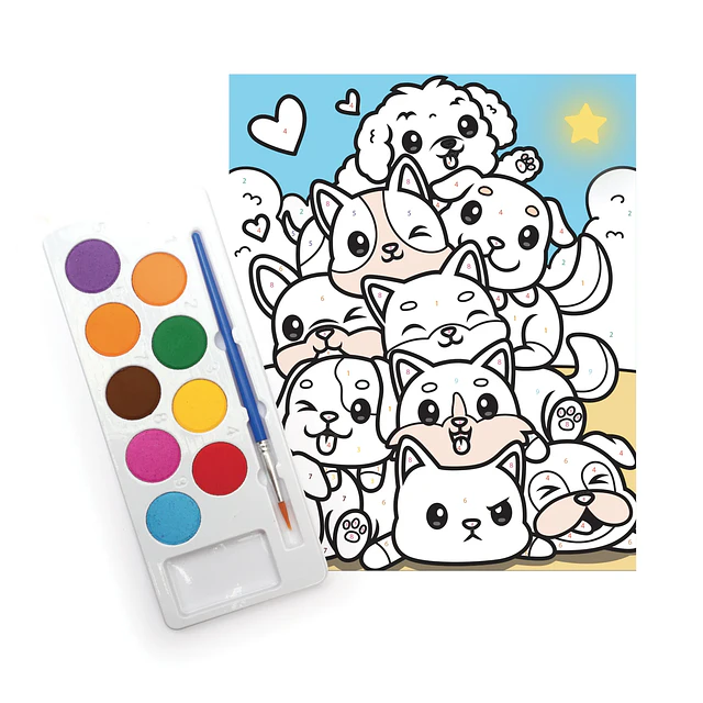 Pintura por Números Loyal Crew – Perros