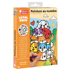 Pintura por Números Loyal Crew – Perros