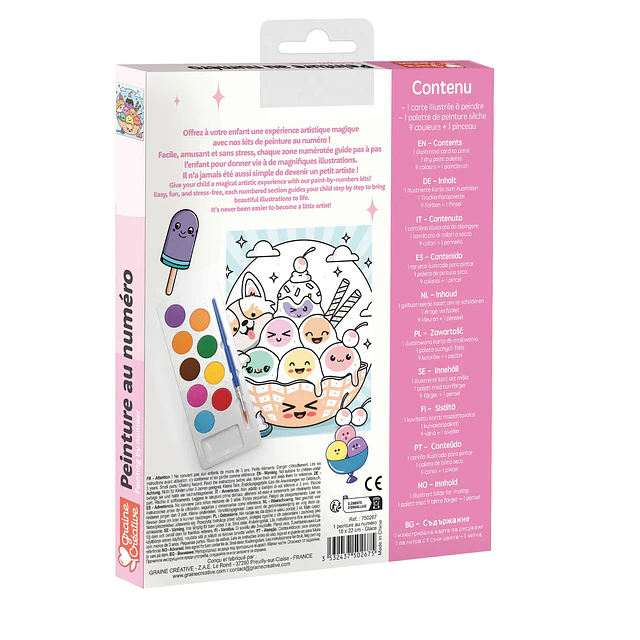 Pintura por Números Ice Cream – Helados