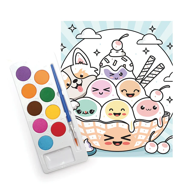 Pintura por Números Ice Cream – Helados